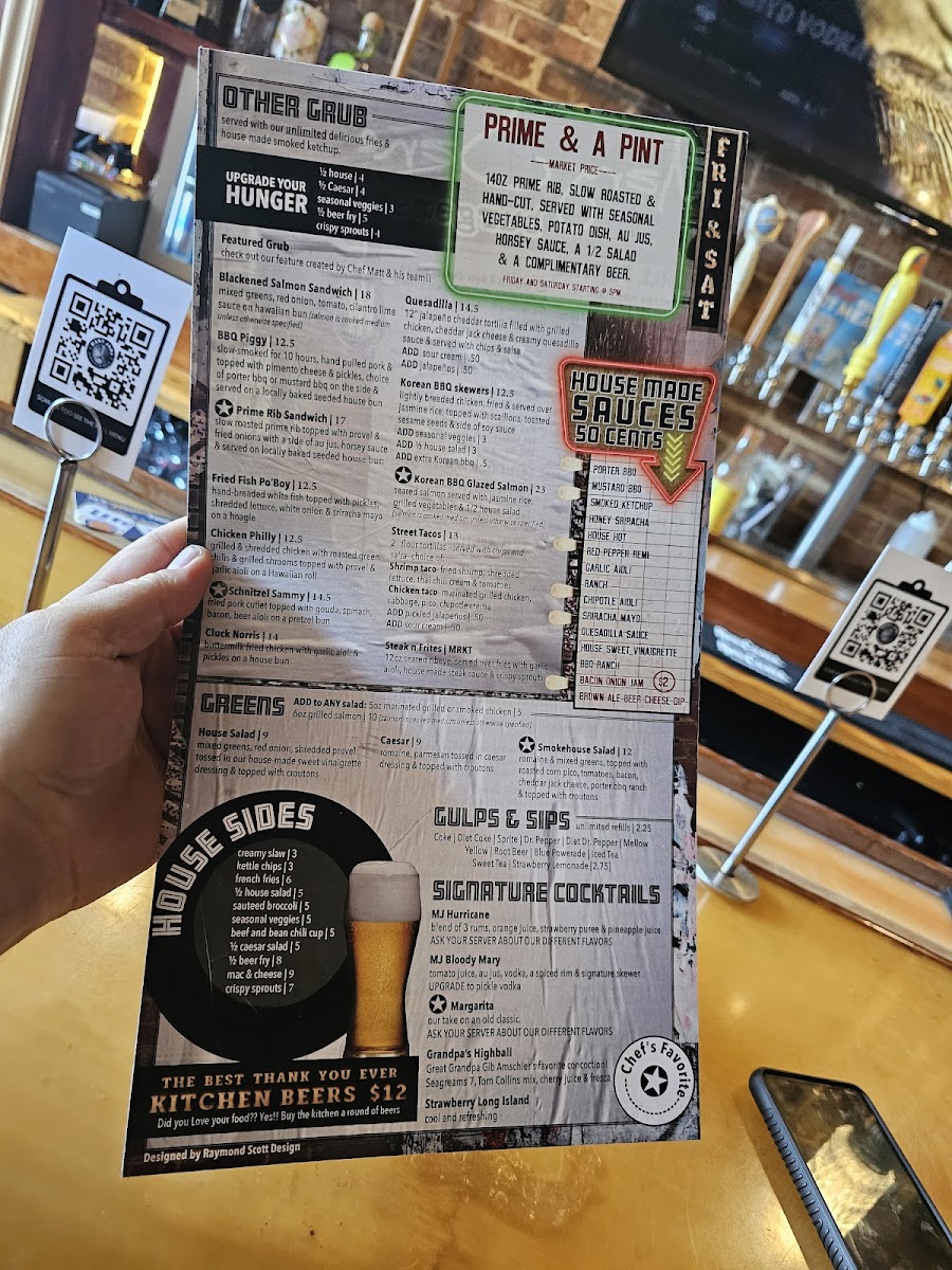 Menu Mary Jane Burgers & Brew-10
